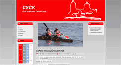Desktop Screenshot of piraguismosalamanca.es